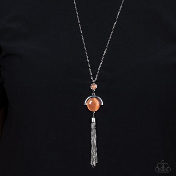 paparazzi Jewelry - Lavishly Lucid - Orange Necklace